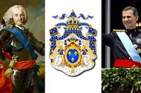 Felipe V, primer Borbón • Escudo borbónico • Felipe V, Rey de España
